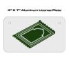 4 X 7 Aluminum License Plate  Thumbnail