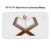 4 X 7 Aluminum License Plate  Thumbnail