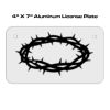 4 X 7 Aluminum License Plate  Thumbnail