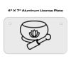 4 X 7 Aluminum License Plate  Thumbnail