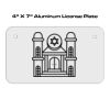 4 X 7 Aluminum License Plate  Thumbnail