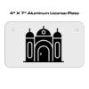 4 X 7 Aluminum License Plate  Thumbnail