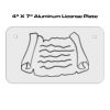 4 X 7 Aluminum License Plate  Thumbnail