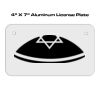 4 X 7 Aluminum License Plate  Thumbnail