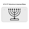 4 X 7 Aluminum License Plate  Thumbnail