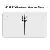 4 X 7 Aluminum License Plate  Thumbnail