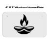 4 X 7 Aluminum License Plate  Thumbnail