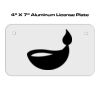 4 X 7 Aluminum License Plate  Thumbnail