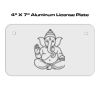 4 X 7 Aluminum License Plate  Thumbnail