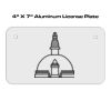 4 X 7 Aluminum License Plate  Thumbnail