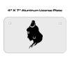 4 X 7 Aluminum License Plate  Thumbnail