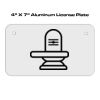 4 X 7 Aluminum License Plate  Thumbnail