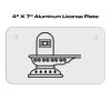 4 X 7 Aluminum License Plate  Thumbnail