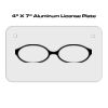 4 X 7 Aluminum License Plate  Thumbnail