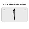 4 X 7 Aluminum License Plate  Thumbnail