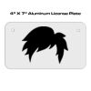 4 X 7 Aluminum License Plate  Thumbnail
