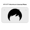 4 X 7 Aluminum License Plate  Thumbnail
