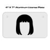 4 X 7 Aluminum License Plate  Thumbnail