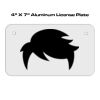 4 X 7 Aluminum License Plate  Thumbnail