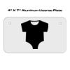 4 X 7 Aluminum License Plate  Thumbnail