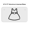 4 X 7 Aluminum License Plate  Thumbnail