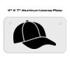 4 X 7 Aluminum License Plate  Thumbnail