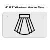 4 X 7 Aluminum License Plate  Thumbnail