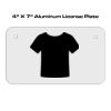 4 X 7 Aluminum License Plate  Thumbnail