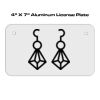 4 X 7 Aluminum License Plate  Thumbnail