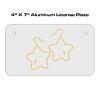 4 X 7 Aluminum License Plate  Thumbnail