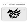 4 X 7 Aluminum License Plate  Thumbnail