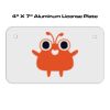 4 X 7 Aluminum License Plate  Thumbnail