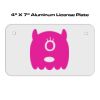 4 X 7 Aluminum License Plate  Thumbnail