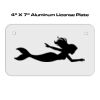 4 X 7 Aluminum License Plate  Thumbnail