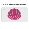 4 X 7 Aluminum License Plate  Thumbnail