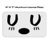 4 X 7 Aluminum License Plate  Thumbnail