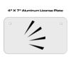 4 X 7 Aluminum License Plate  Thumbnail
