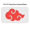 4 X 7 Aluminum License Plate  Thumbnail