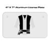 4 X 7 Aluminum License Plate  Thumbnail