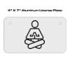 4 X 7 Aluminum License Plate  Thumbnail