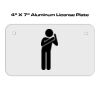4 X 7 Aluminum License Plate  Thumbnail