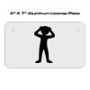 4 X 7 Aluminum License Plate  Thumbnail
