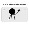 4 X 7 Aluminum License Plate  Thumbnail