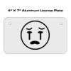 4 X 7 Aluminum License Plate  Thumbnail