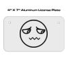 4 X 7 Aluminum License Plate  Thumbnail