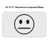 4 X 7 Aluminum License Plate  Thumbnail