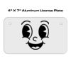 4 X 7 Aluminum License Plate  Thumbnail
