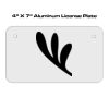 4 X 7 Aluminum License Plate  Thumbnail