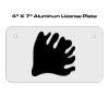 4 X 7 Aluminum License Plate  Thumbnail