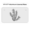 4 X 7 Aluminum License Plate  Thumbnail